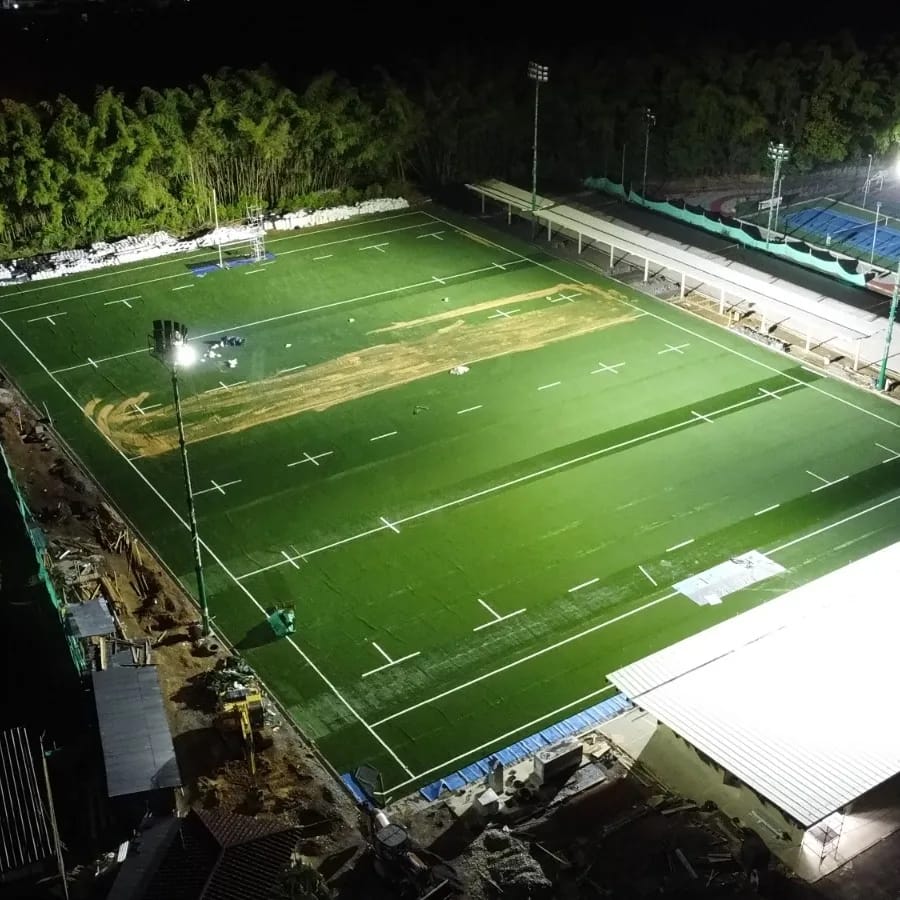 A Rugby field certified by WR+FIFA